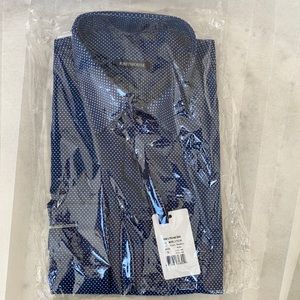 2/40 Brand new men’s printed shirt slim fit royal blue